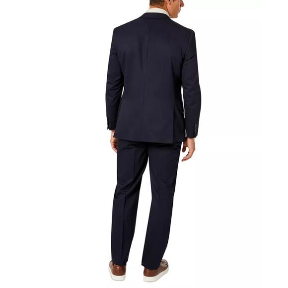 Van Heusen Men's Dark Navy Classic-Fit Formal Single Breast Suit Blazer Size 36R - Picture 4 of 10